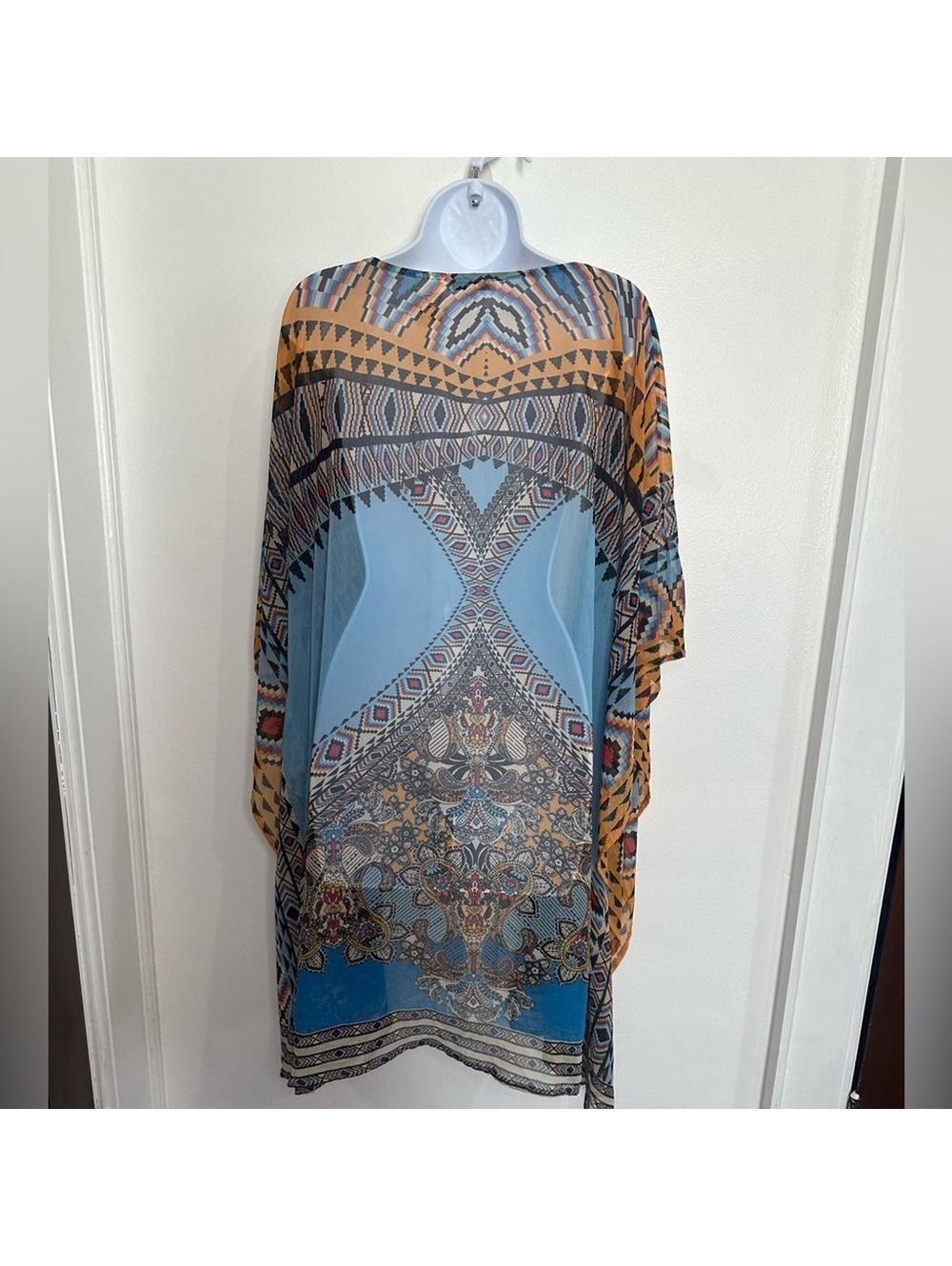 NWOT Patrons of Peace Women's Western Style Kimono Cover-Up, Size M/L - Picture 8 of 9